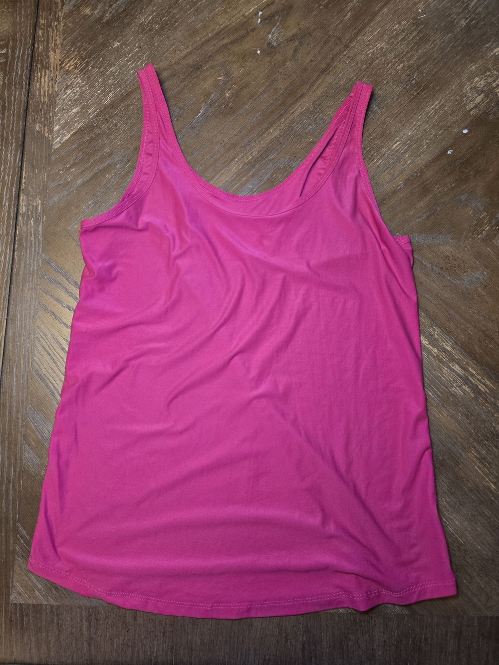 No Boundaries Hot Pink Scoop Neck Tank Top